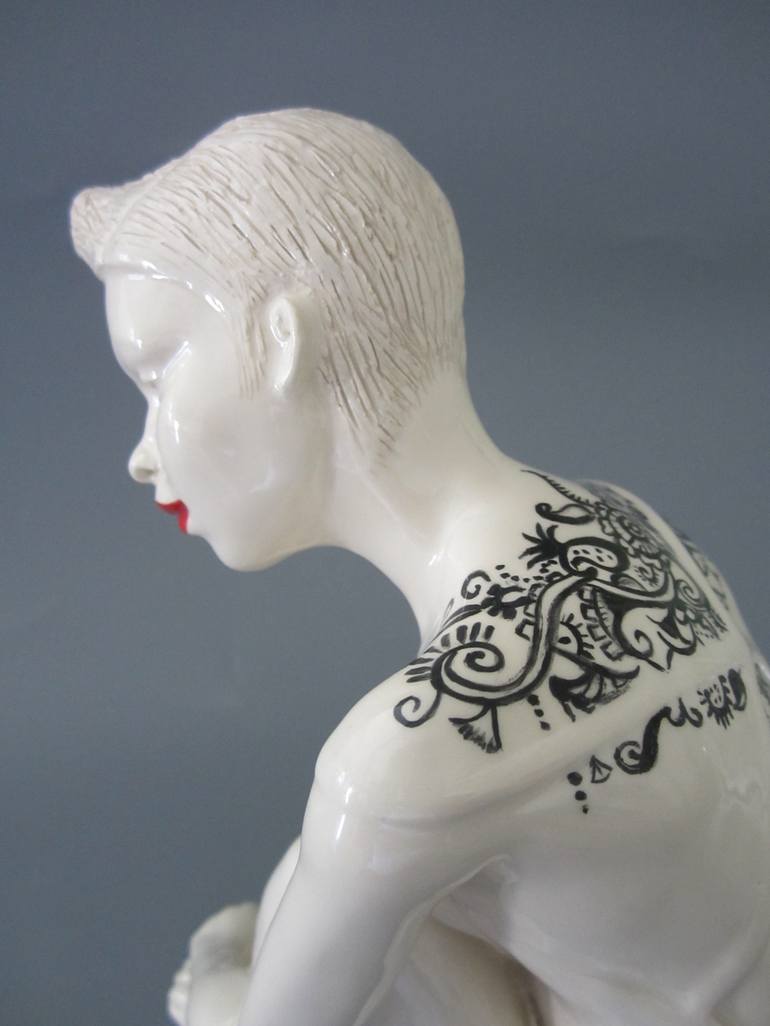 Original Fine Art Women Sculpture by Edna Dali