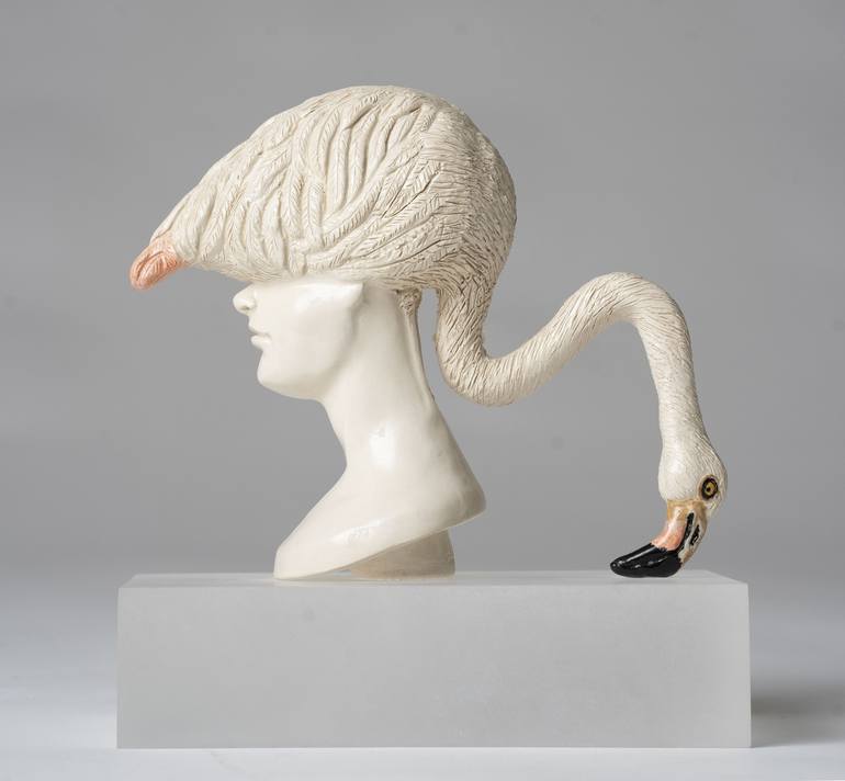 Original Figurative Animal Sculpture by Edna Dali