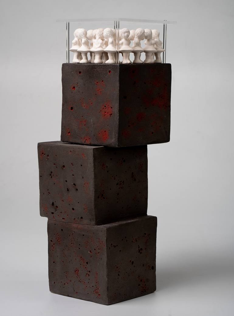 Original Figurative Women Sculpture by Edna Dali