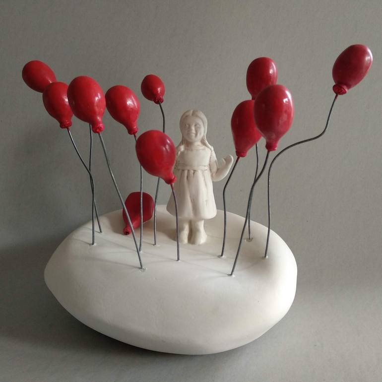 My Red Balloons - Print