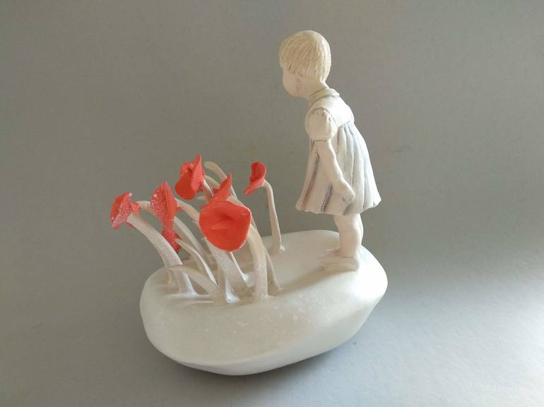 Original Conceptual Floral Sculpture by Edna Dali