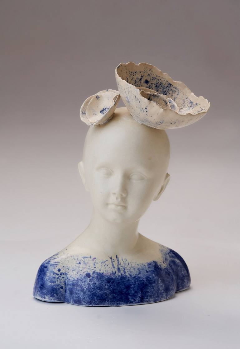 Original Figurative Women Sculpture by Edna Dali