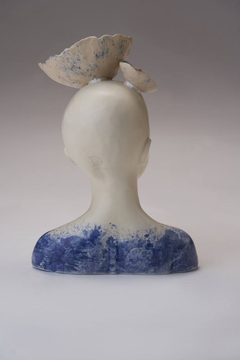 Original Figurative Women Sculpture by Edna Dali