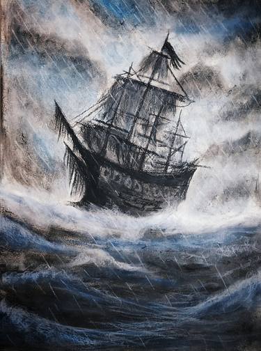 Print of Ship Paintings by Shaili Vyas