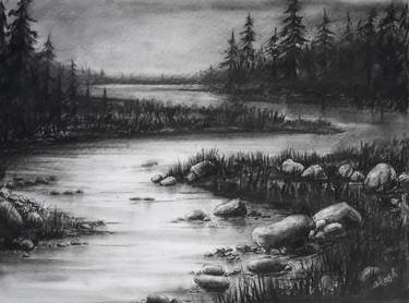 Print of Fine Art Landscape Drawings by Akash Debray