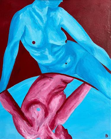Original Fine Art Nude Paintings by Daryna Nesterenko