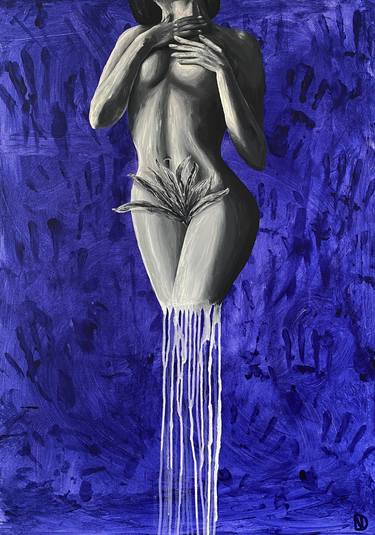 Print of Conceptual Erotic Paintings by Daryna Nesterenko