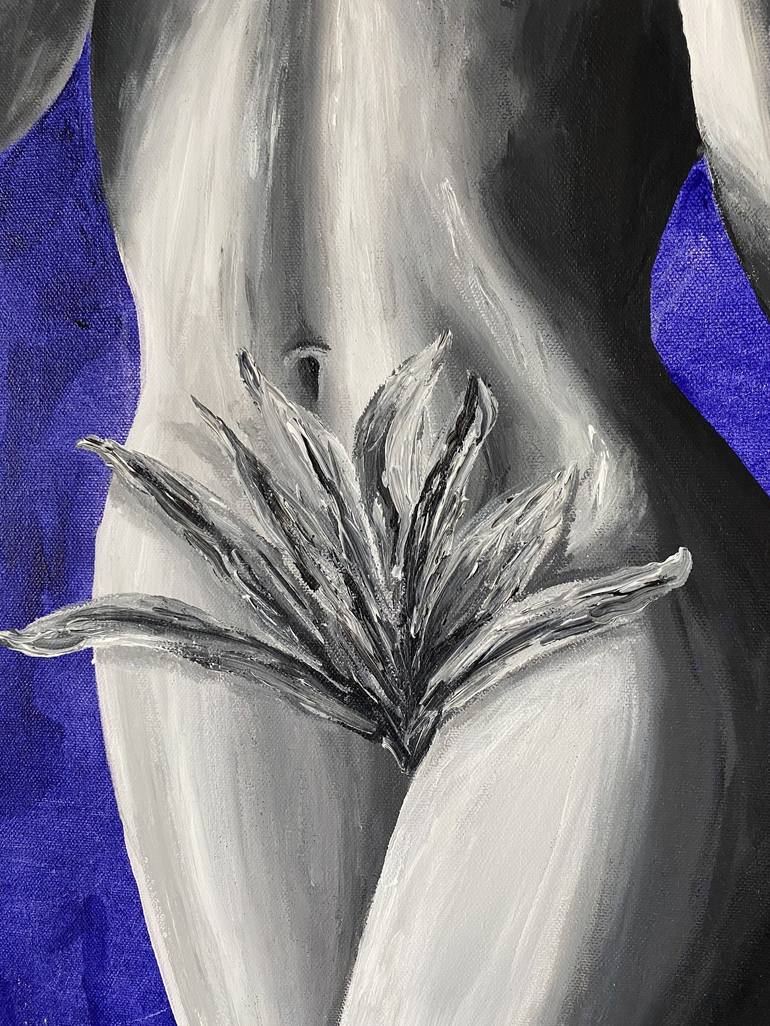 Original Conceptual Erotic Painting by Daryna Nesterenko