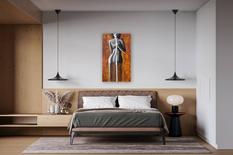 Original Conceptual Erotic Painting by Daryna Nesterenko