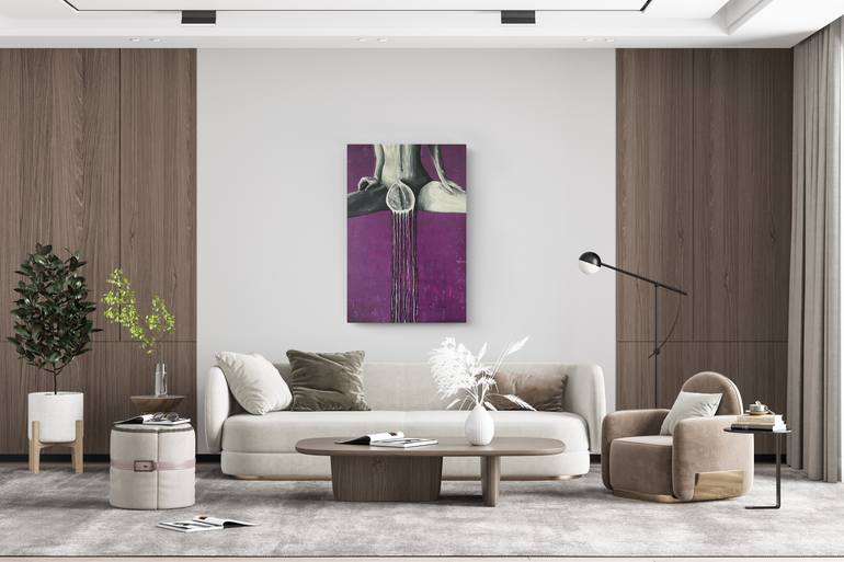 Original Conceptual Erotic Painting by Daryna Nesterenko
