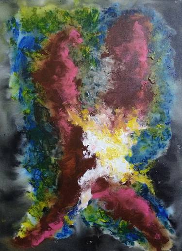 Original Abstract Expressionism Abstract Painting by CLAUDIO MELO