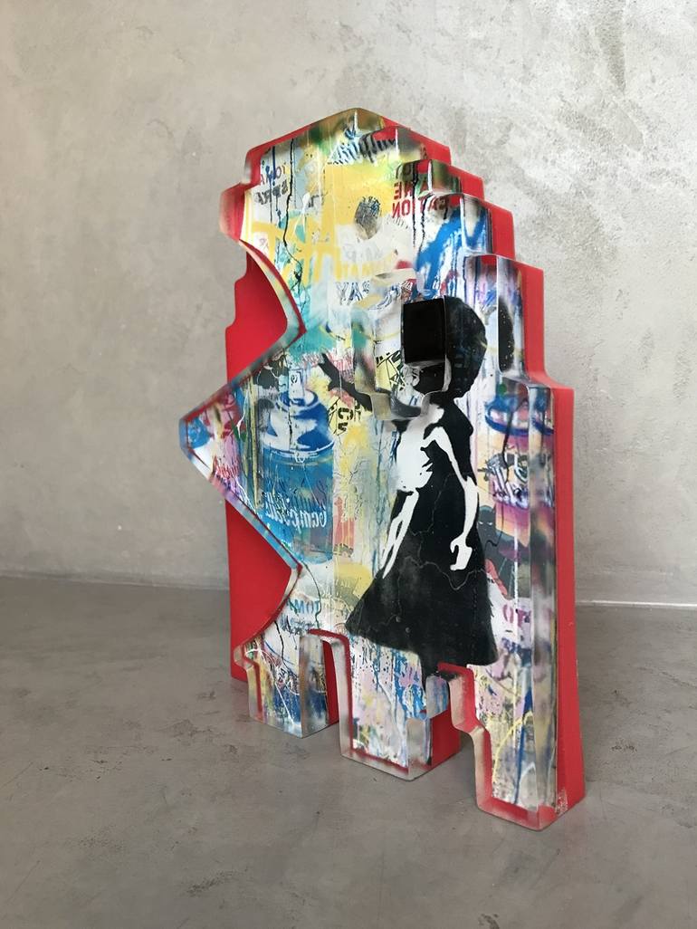 Original Street Art Pop Culture/Celebrity Sculpture by Art-Cade Bites