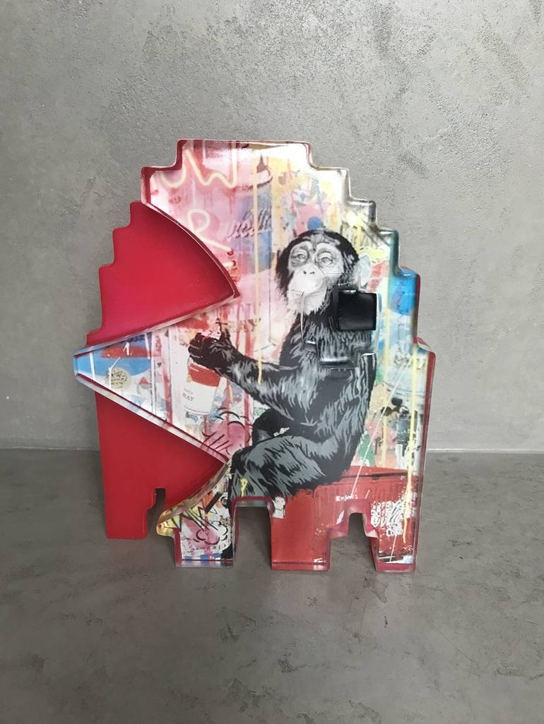 Original Street Art Pop Culture/Celebrity Sculpture by Art-Cade Bites