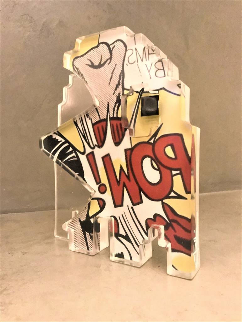 Original Pop Art Pop Culture/Celebrity Sculpture by Art-Cade Bites