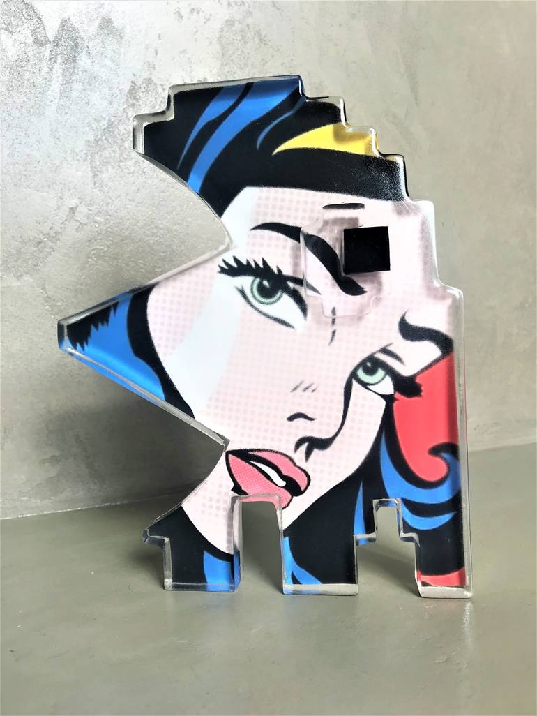 Original Pop Art Pop Culture/Celebrity Sculpture by Art-Cade Bites