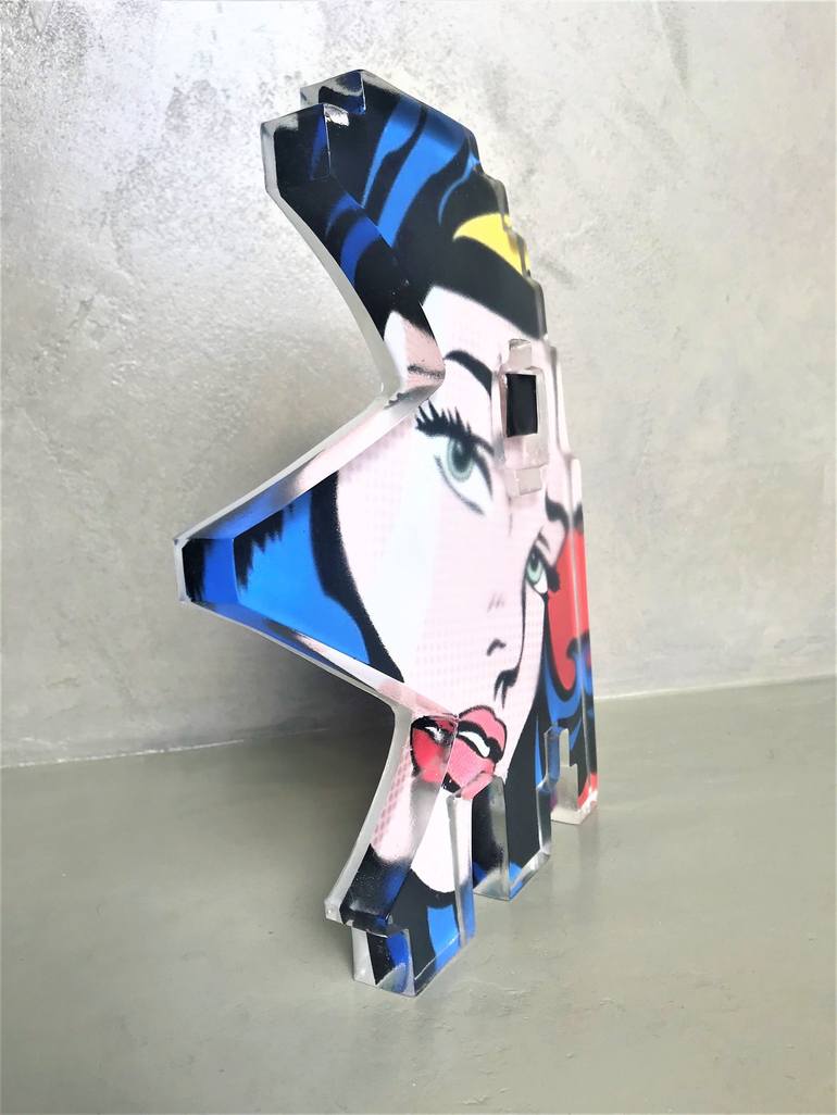 Original Pop Art Pop Culture/Celebrity Sculpture by Art-Cade Bites