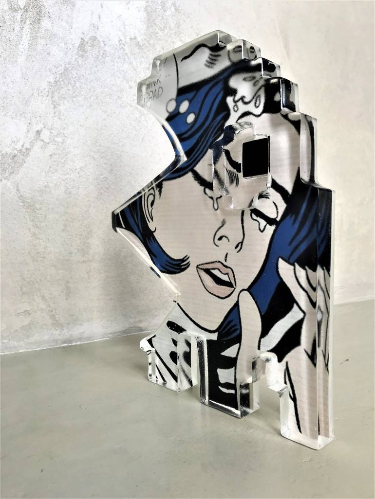 Original Pop Art Pop Culture/Celebrity Sculpture by Art-Cade Bites