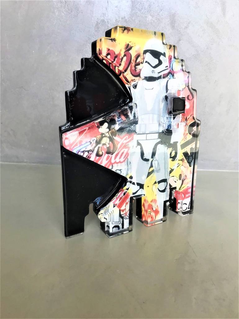 Original Pop Art Cinema Sculpture by Art-Cade Bites