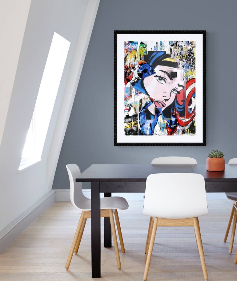 Original Modernism Pop Culture/Celebrity Printmaking by Art-Cade Bites