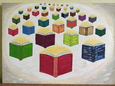 Print of Abstract Education Paintings by Marina Zhemionis