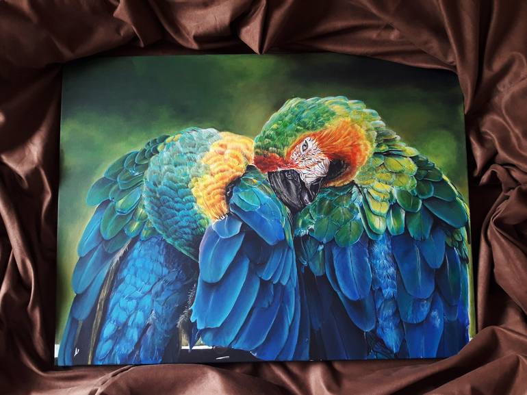 Original Fine Art Animal Painting by Tatiana Kvasnitcina