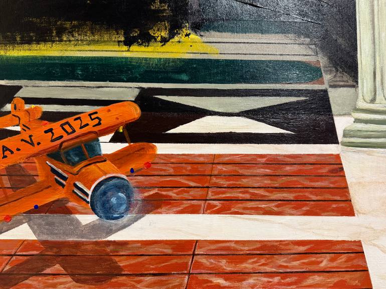 Original Contemporary Architecture Painting by Alfredo Valerio