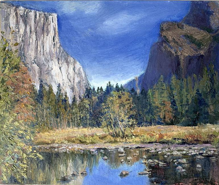 Yosemite National park Painting by Oksana Saveleva Saatchi Art