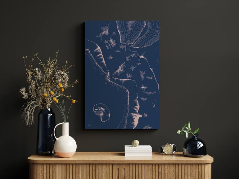Original Contemporary Abstract Drawing by Karina Salfeld