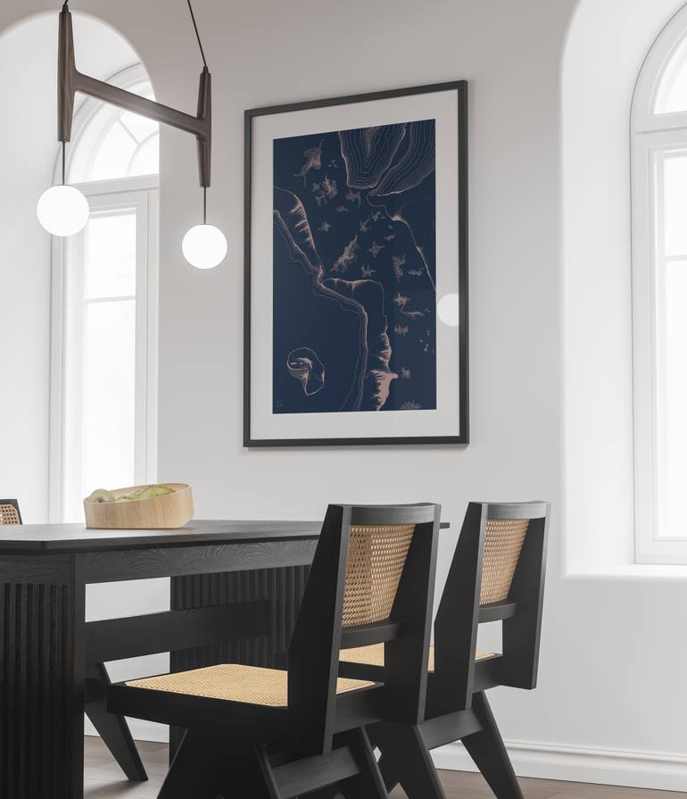 Original Contemporary Abstract Drawing by Karina Salfeld