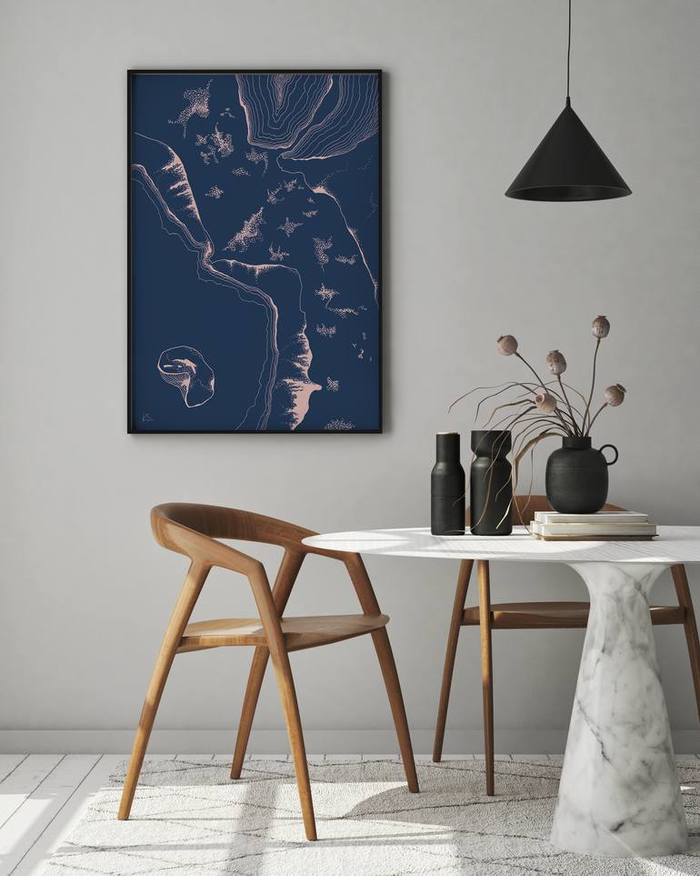 Original Contemporary Abstract Drawing by Karina Salfeld