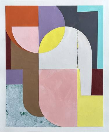 Print of Abstract Collage by Ellen Greup