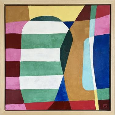 Original Cubism Abstract Paintings by Ellen Greup