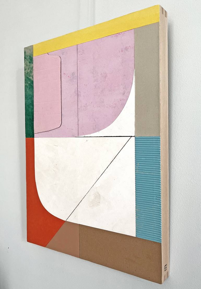 Original Abstract Geometric Collage by Ellen Greup