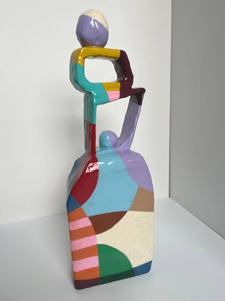 Original Bauhaus Abstract Sculpture by Ellen Greup