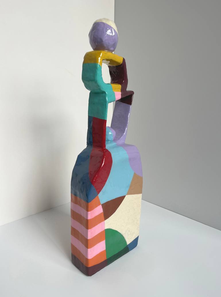 Original Bauhaus Abstract Sculpture by Ellen Greup