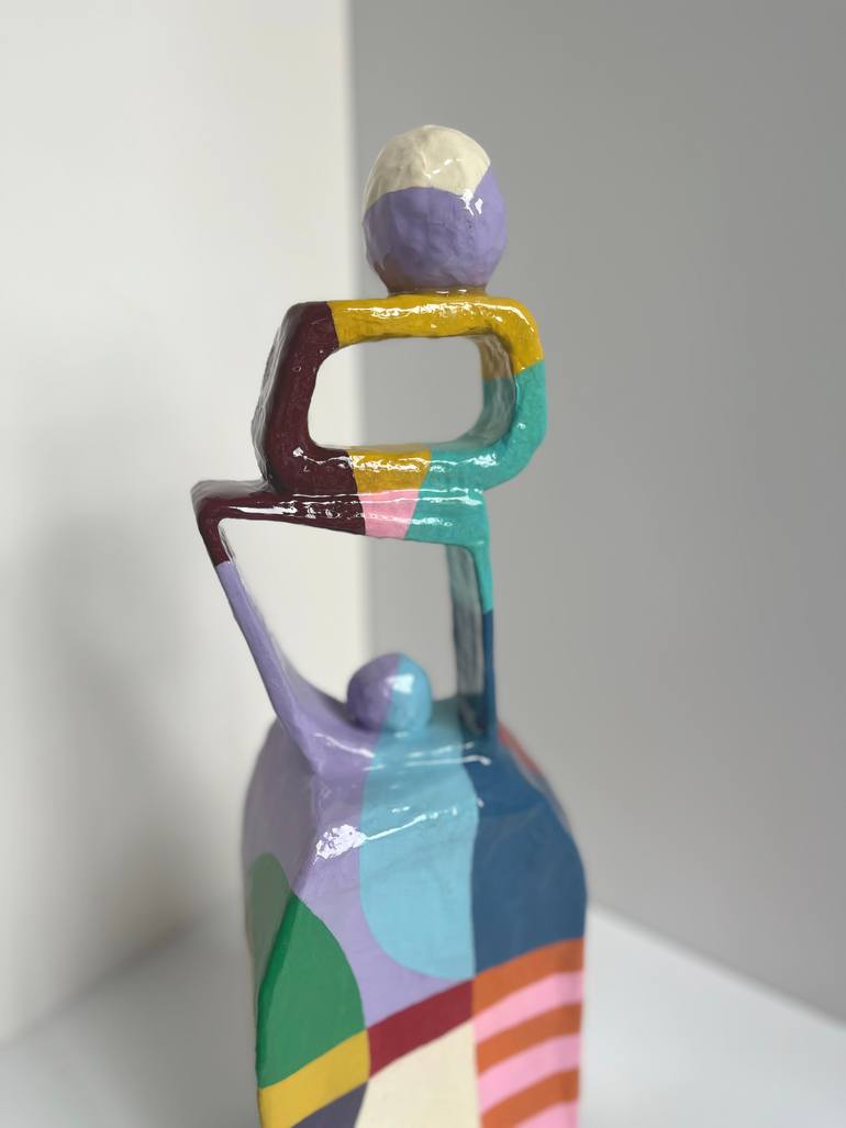 Original Bauhaus Abstract Sculpture by Ellen Greup
