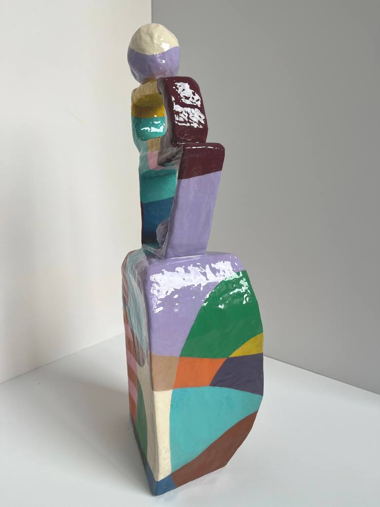 Original Bauhaus Abstract Sculpture by Ellen Greup