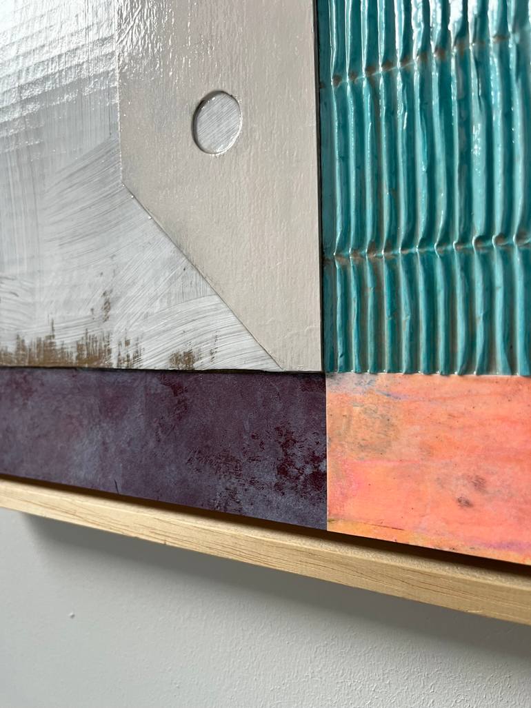 Original Abstract Geometric Collage by Ellen Greup