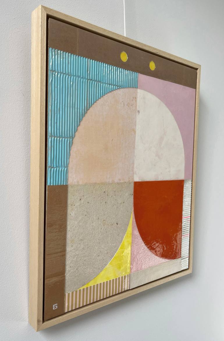 Original Abstract Geometric Collage by Ellen Greup