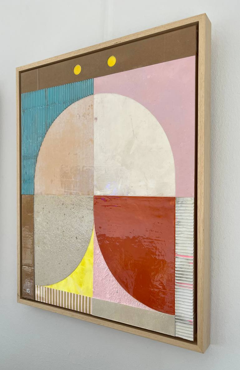 Original Abstract Geometric Collage by Ellen Greup