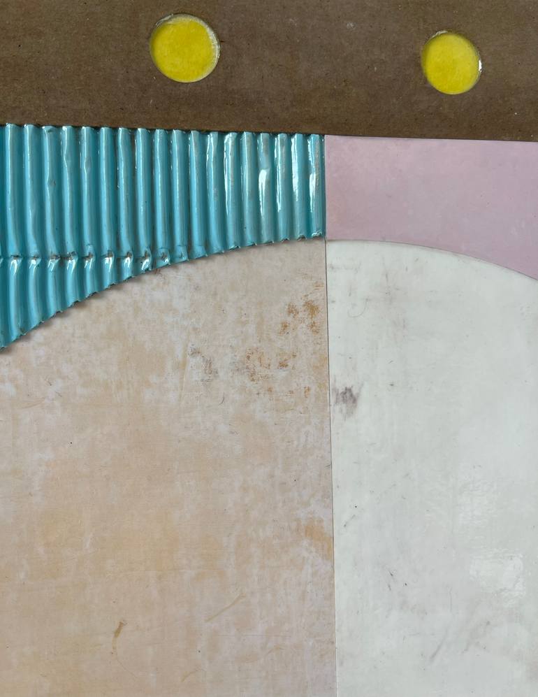 Original Abstract Geometric Collage by Ellen Greup