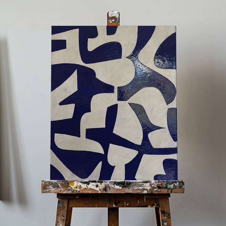 Original Contemporary Abstract Painting by Ellen Greup