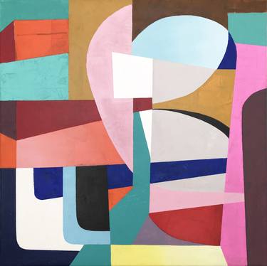 Print of Geometric Paintings by Ellen Greup