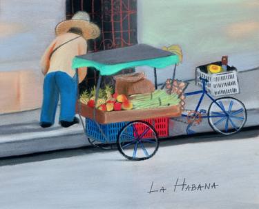 Fruit seller in Havana thumb