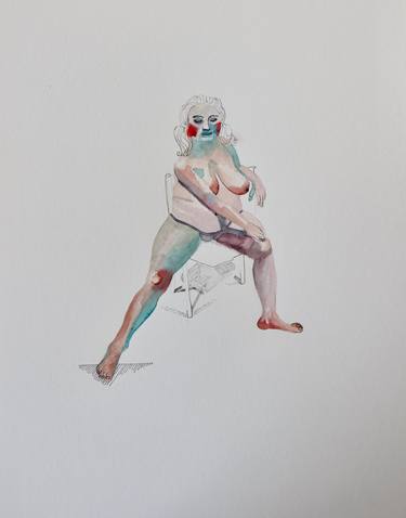 Print of Figurative Nude Paintings by Olga Petrova