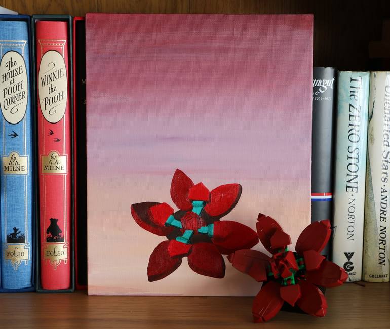 Original Figurative Botanic Painting by Olga Petrova