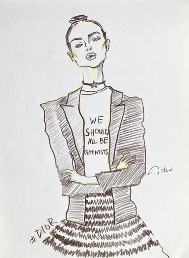 Original Fashion Drawings by Vladislava Esaulenko