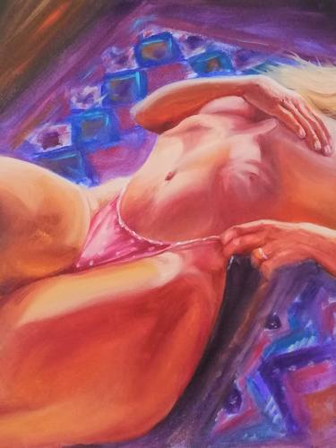 Print of Figurative Erotic Paintings by Ion Berzan