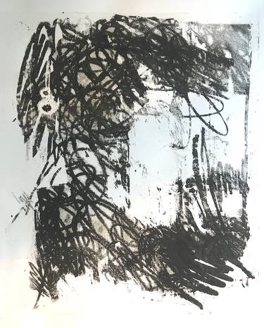 Original Abstract Graffiti Printmaking by Jamie pasquale