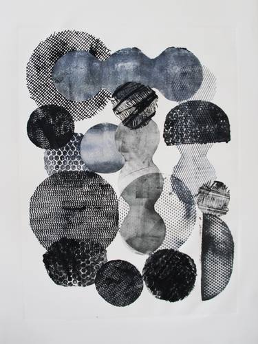 Original Geometric Abstract Printmaking by Sarah Sczepanski
